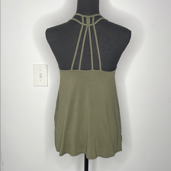 EXPRESS Olive Green Women's Halter Top - Picture 1 of 10